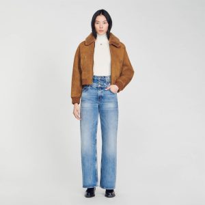 Double-belted jeans