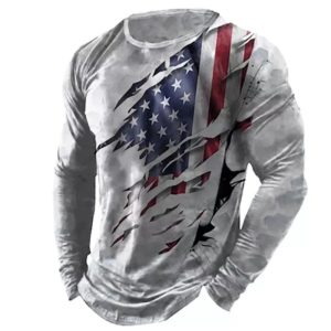 Men’s Flag Print T-Shirt