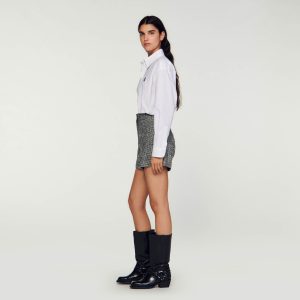 Houndstooth shorts