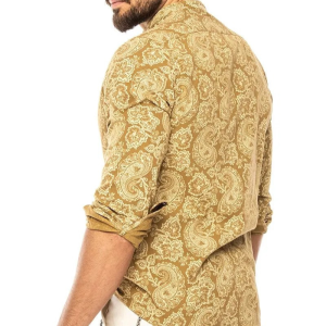 S18 V-Neck Beach Style Button-Down Shirt