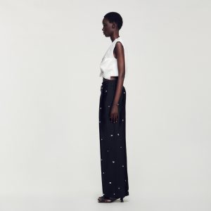 Rhinestone trousers