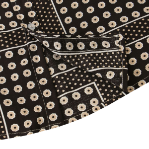 Dot Pattern Casual Short Sleeve Shirt