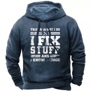 Men’s Letter Print Hoodie
