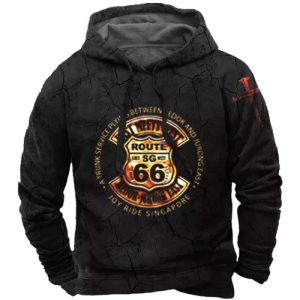 Men’s Vintage Long Sleeve Hoodie
