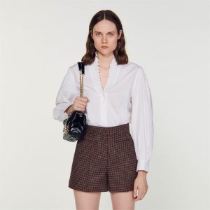 Houndstooth shorts