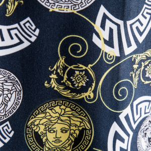 Long sleeve Greek inspired print shirt