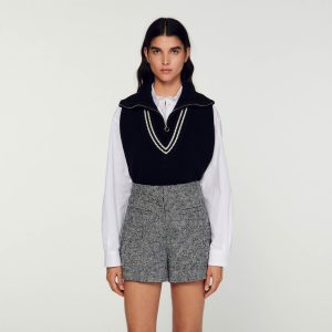Houndstooth shorts