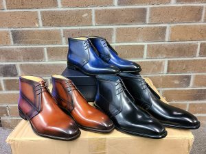 Burnished Calfskin Chukka Boot