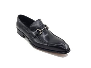 Men’s Burnished Signature Buckle Loafer