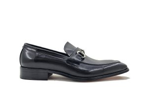Men’s Burnished Signature Buckle Loafer