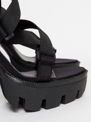 Grace Women’s High Heel Platform Pump Sandals.