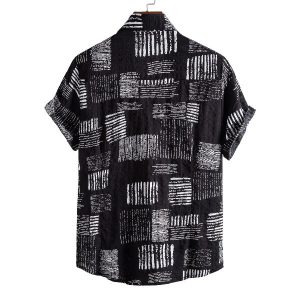 S27 Classic Black Patch Work Shirt