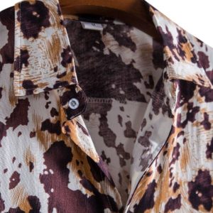 Classic Dark Vintage Print Shirt