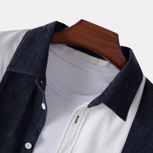 White Black Full Sleeve Shirt