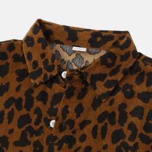 Leopard Print Full Sleeve Shirt