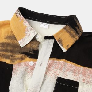 Paint Brush Strokes Full Sleeve Shirt