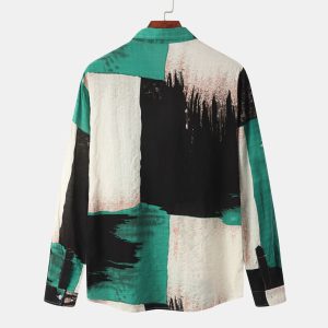 Paint Brush Strokes Full Sleeve Shirt