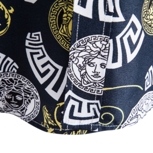 Long sleeve Greek inspired print shirt