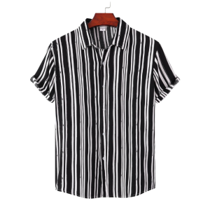 Shadow Striped Short Sleeve Shirt