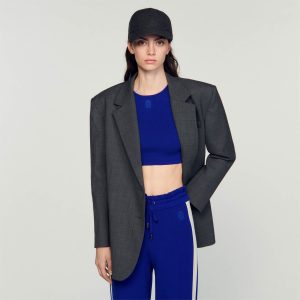 Knit crop top