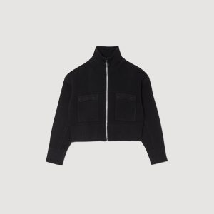 Zip-up coatigan