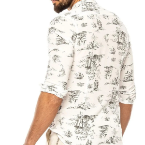 S18 V-Neck Beach Style Button-Down Shirt