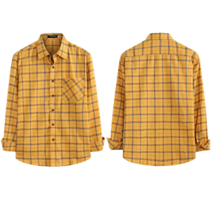 Casual Fit Plaid Shirt With Long Sleeves