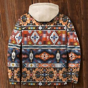Outdoor Casual Vintage Ethnic Hooded Jacket