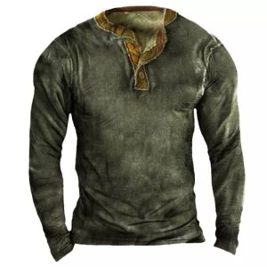 Men’s Outdoor Retro Long Sleeve Shirt