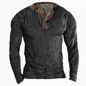 Men’s Outdoor Retro Long Sleeve Shirt