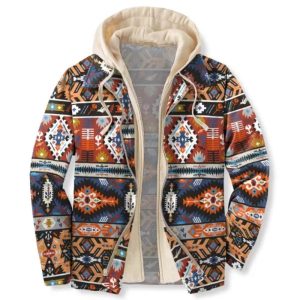 Outdoor Casual Vintage Ethnic Hooded Jacket