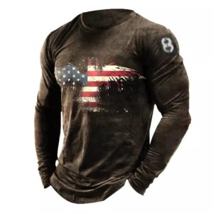 Eagle Retro Casual T-Shirts