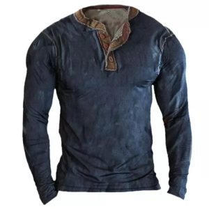 Men’s Outdoor Retro Long Sleeve Shirt