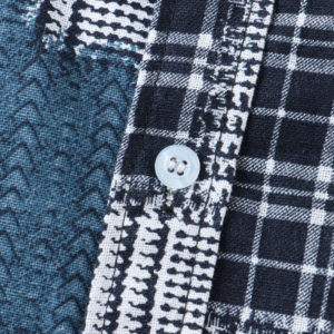 Classic Blue Patch Work Shirt