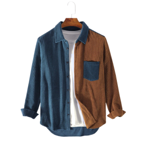 Color Coords Corduroy Button Down Shirt