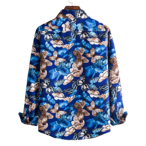 Butterfly spread long sleeve shirt