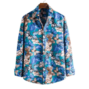 Butterfly spread long sleeve shirt