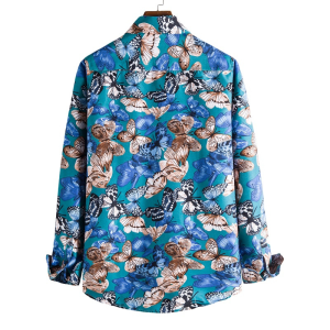 Butterfly spread long sleeve shirt