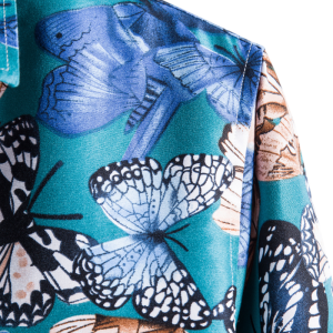 Butterfly spread long sleeve shirt