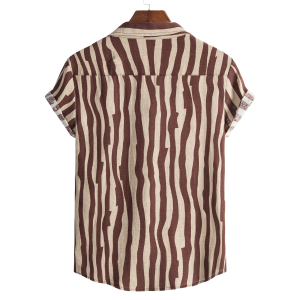 Khaki Striped Shirt