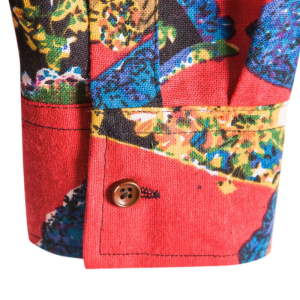Slim Floral Casual Long Sleeve Shirt