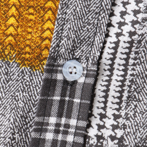 S114 Yellow Patch Work Shirt