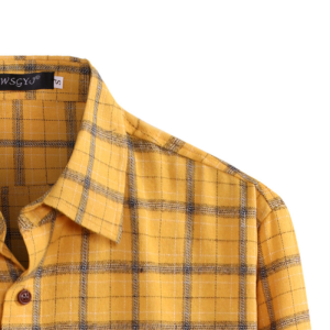 Casual Fit Plaid Shirt With Long Sleeves