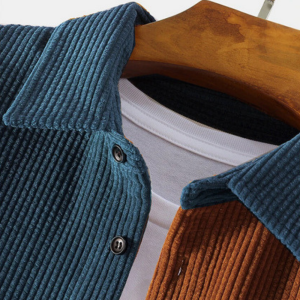 Color Coords Corduroy Button Down Shirt