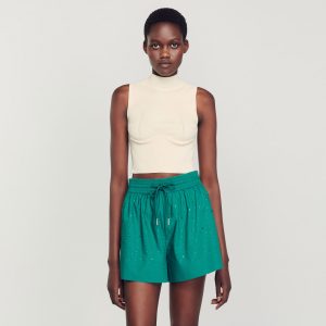 Rhinestone shorts