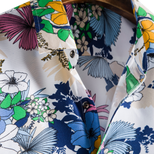 Flower Patterned Long Sleeve Shirt