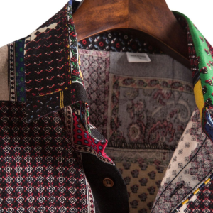 Men’s Long Sleeve Floral Shirt