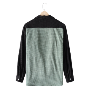 Fashionable Color Matching Long-Sleeved Shirt