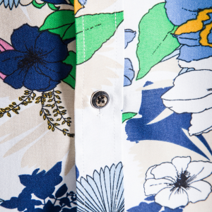 Flower Patterned Long Sleeve Shirt