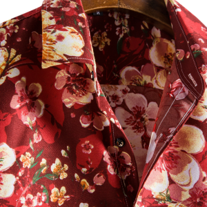 Men’s flower burst long sleeve shirt